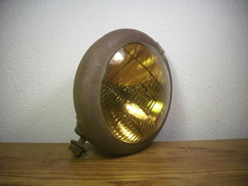 Find S & M Fog Light Hot Rod Rat Bike Headlight Made in Los Angeles USA