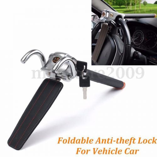 New foldable car steering wheel  anti theft security three-direction airbag lock