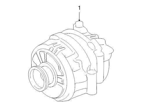 Ford oem alternator 6c2z10346earm2 image 1