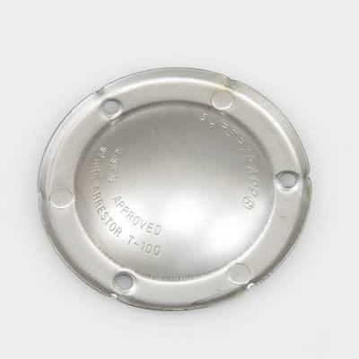 Supertrapp 304-3033 end cap 3" diameter stainless steel natural finish each