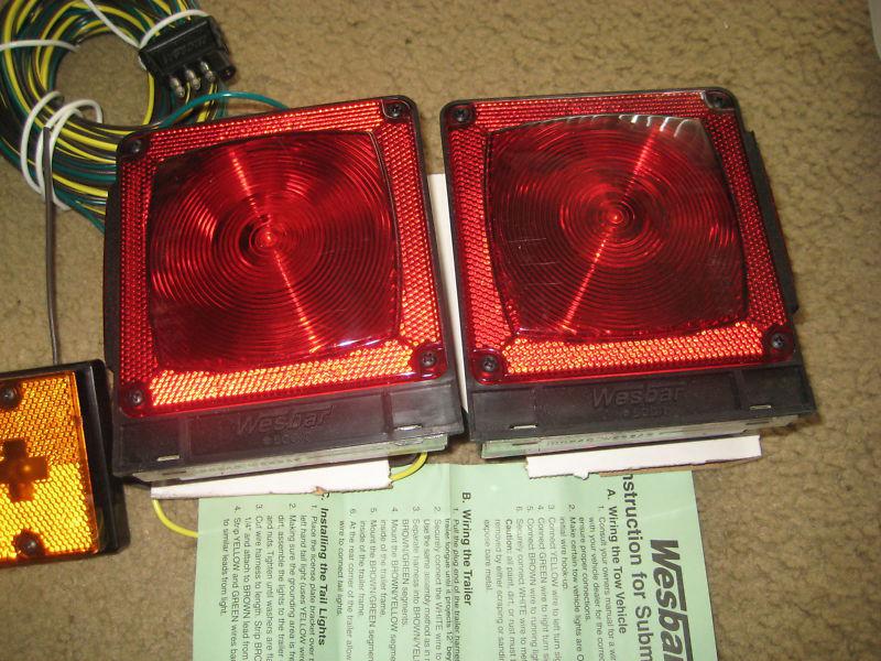 WESBAR SUBMERSIBLE TRAILER DELUXE TAIL LIGHT KIT 7590, US $15.00, image 3