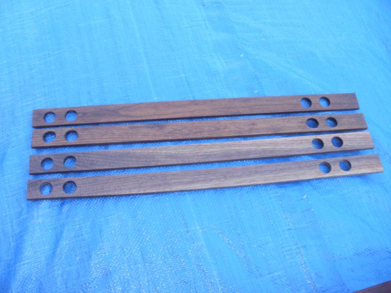 Mgb mgc & gt seat packing strips solid walnut w/hand rubbed clear finish...nice!