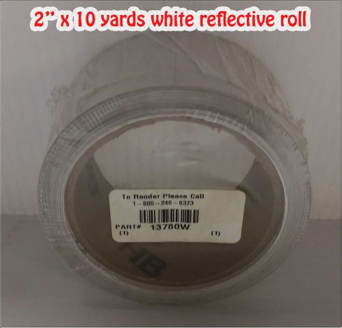 Avery white reflective tape 2" x 10yard roll