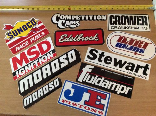 Racing decals lot