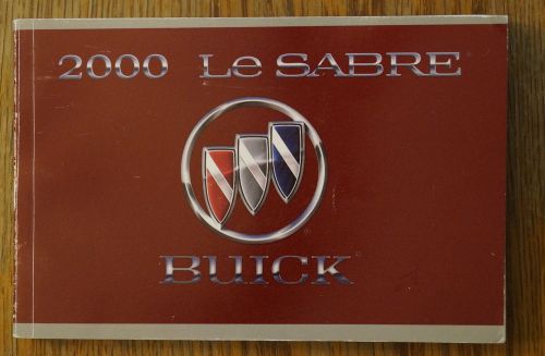 2000 buick lesabre le sabre owners manual book
