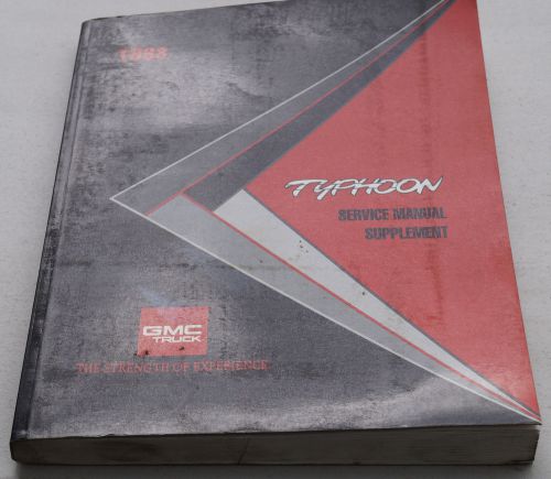 1993 gmc typhoon truck oem service shop manual supplement
