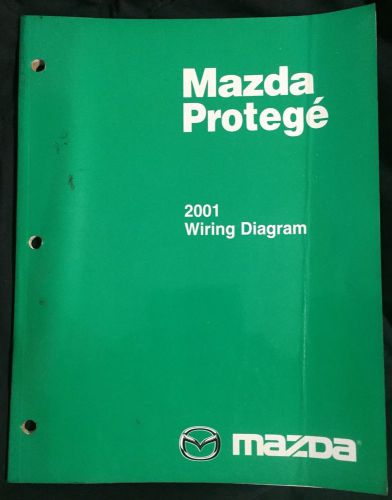 2001 mazda protege factory oem wiring diagram manual