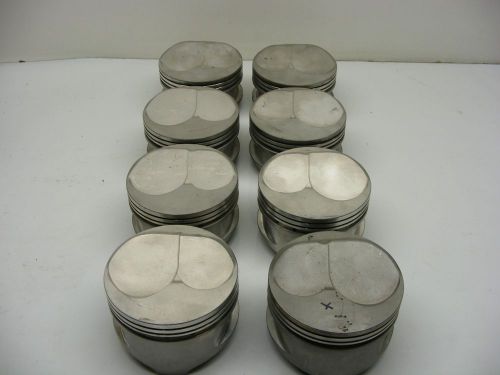 4.040 sbc 18* chevy dome je pistons 927 pin 1.250 c/h brodix race 060916-22