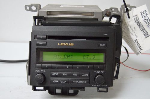 2011 2012 lexus ct200h radio cd player 86120-76050 tested y32#029