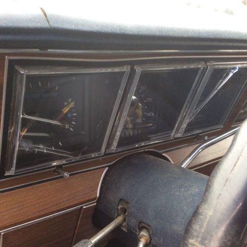 1987 lincoln town car speedometer and gauge cluster