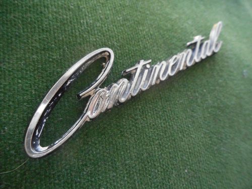 Original lincoln continental name plate...1960&#039;s