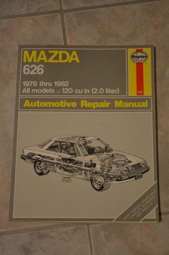 Haynes mazda 626 1979-1982 auto repair manual