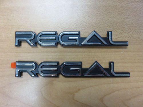 Nos buick regal limited t type turbo t rear q panel emblem set