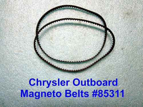 Chrysler outboard - pair of magneto belts #85311 used