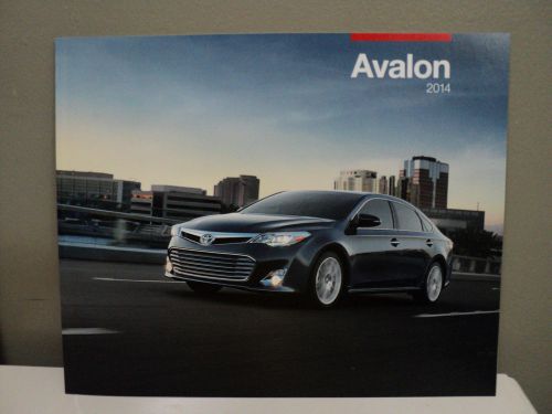2014 toyota avalon models booklet