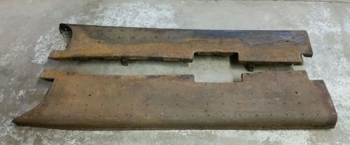 Vintage 1937 37 1938 38 1939 39 ford passenger car running boards lh rh fomoco
