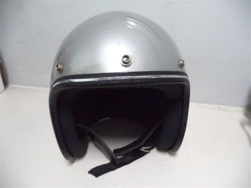 Vintage dot snowmobile open face helmet