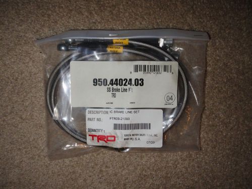 Celica / scion tc genuine trd stainless steel brake lines 00,01,02,03,04,05