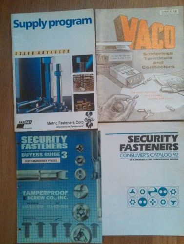 Hardware literature lot 3m holokrome allen security fasteners vaco
