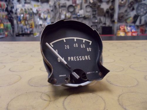 1968-1970 b-body mopar - oil pressure gauge - mopar 2857171 - used