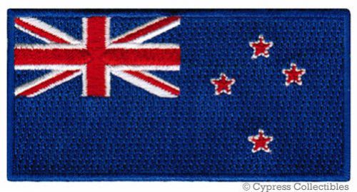 Kiwi heritage biker patch new zealand embroidered flag iron-on emblem