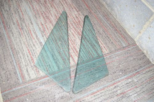 1965 1966 lh &amp; rh  vent wing window glass tinted 65 66