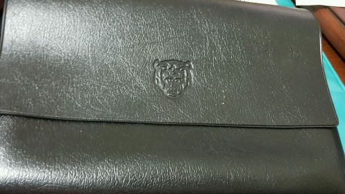 1997 jaguar xk8  owners manual + brown leather cover