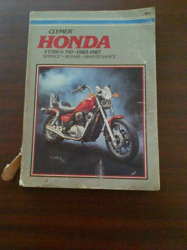 1983-1987 honda shadow motorcycle repair manual