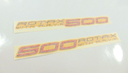 1999 genuine ski-doo mxz 500 upper side rotax 500 nos oem decals 415127564