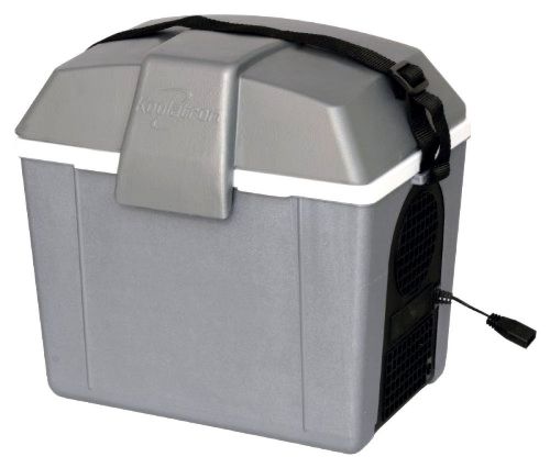 Cooler warmer grey travel electric car outdoor camping hiking drink ice cold eat