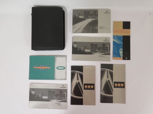 2002 acura tl owners manual book