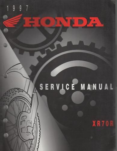 1997 honda motorcycle xr70r service manual