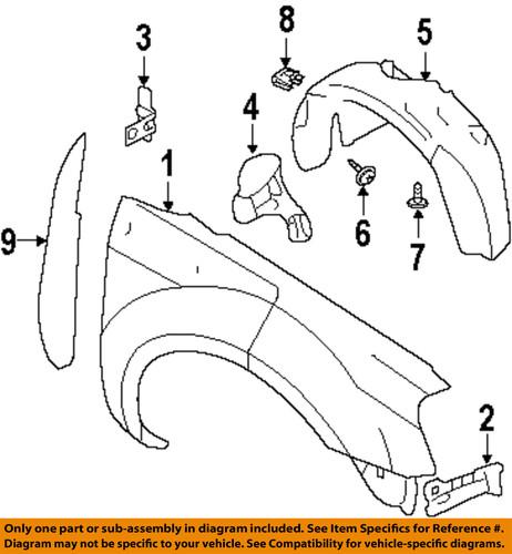 Mercury oem 8t5z16006a fender