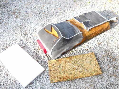 1979 skidoo 444 l/c everest snowmobile: seat foam and taillight