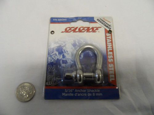 Seasense heavy duty 5/16"  marine grade stainless steel anchor shackle 50011415