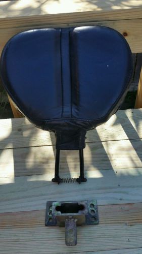 Harley road zeppelin adjustable leather rider backrest