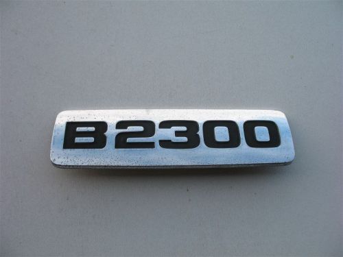 94 95 96 97 mazda b2300 chrome side fender emblem logo badge sign symbol name #3