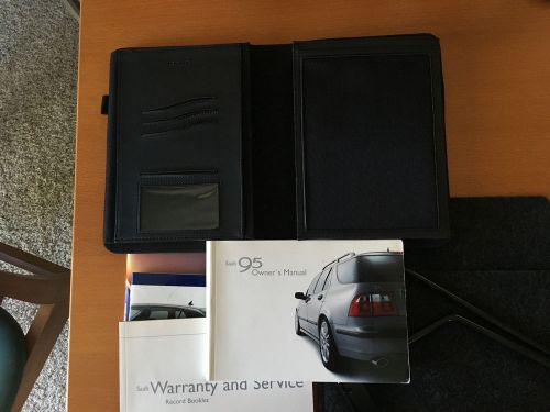 Saab 2002 9-5 owners manual, case and jack handle
