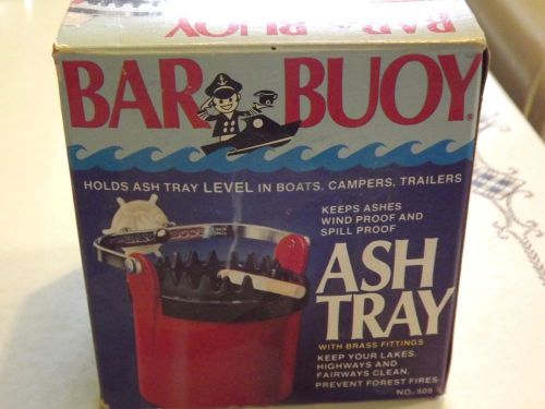 Vintage aladdin bar buoy ash tray 505 ashtray level  boats campers trailers nib