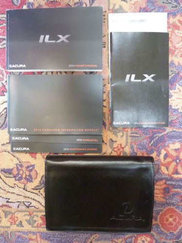 2014 acura ilx owners manuals