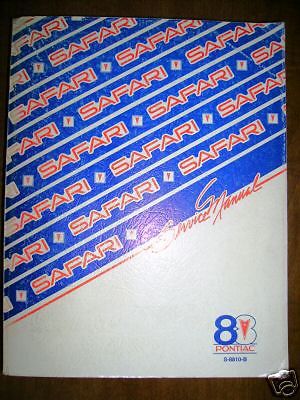 1988 pontiac safari repair service manual