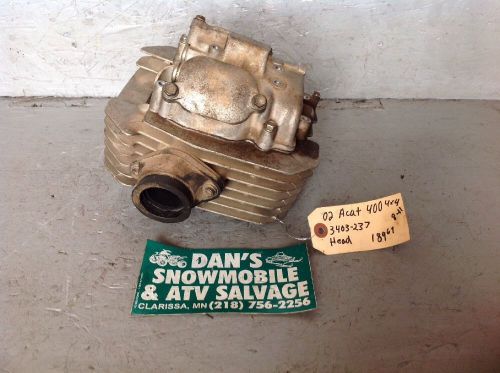 Head arctic cat 02 400 4x4 atv # 3403-237