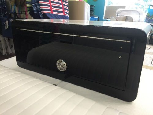 Fiberglass electronics box - t-top boats -27"x 15"x11 1/2" w/ gas shock hinge