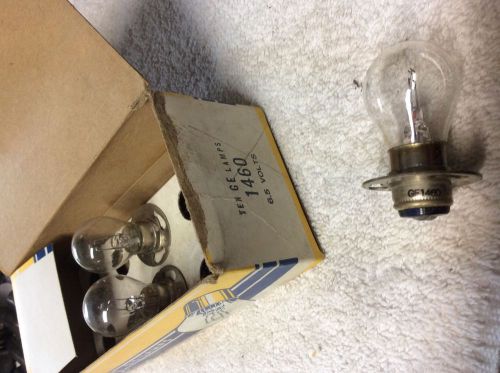 Auto lamp 1460 vintage lot of light bulbs westinghouse guide ge flathead 6 volt