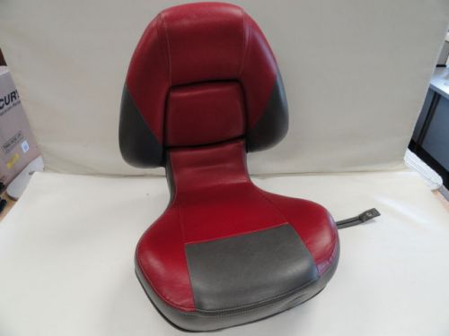 Angler folding fishing seat dark gray / burgundy marine boat