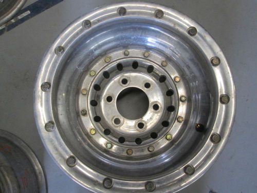 Weld wheel wide 5 dirt modified race car bicknell teo pmc  6 pin sprint car