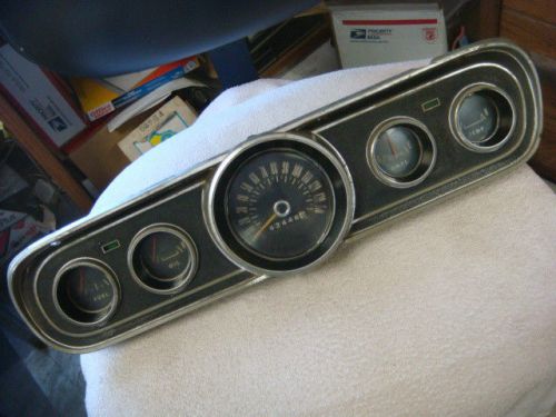 Original 65 - 66 mustang instrument gauge cluster assembly  c6zf-10843