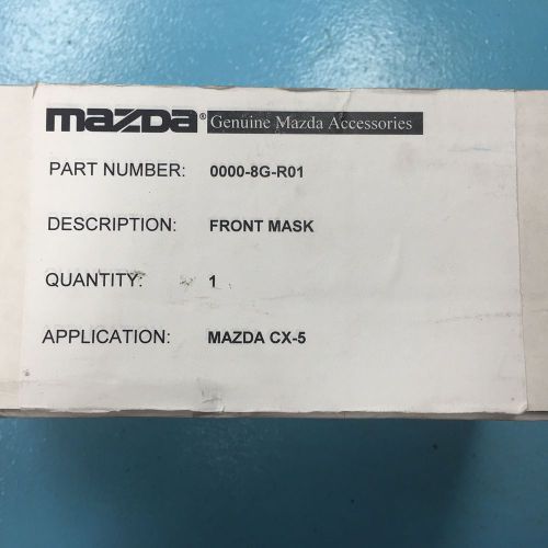 Genuine mazda cx-5 front mask bra 0000-8g-r01 nib never used