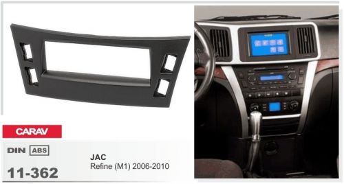 Carav 11-362 1-din car radio dash kit panel for jac refine (m1) 2006-2010