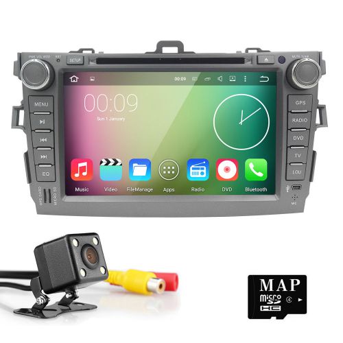 Quad core android 5.1 special touch screen dvd gps for toyota corolla 2007-2013
